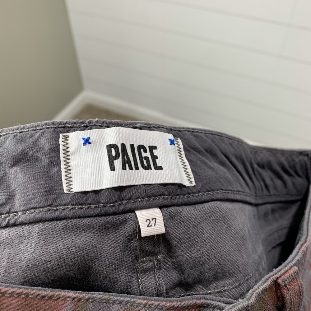 Paige Floral Ankle Jeans Size 27 - Picture 15 of 15